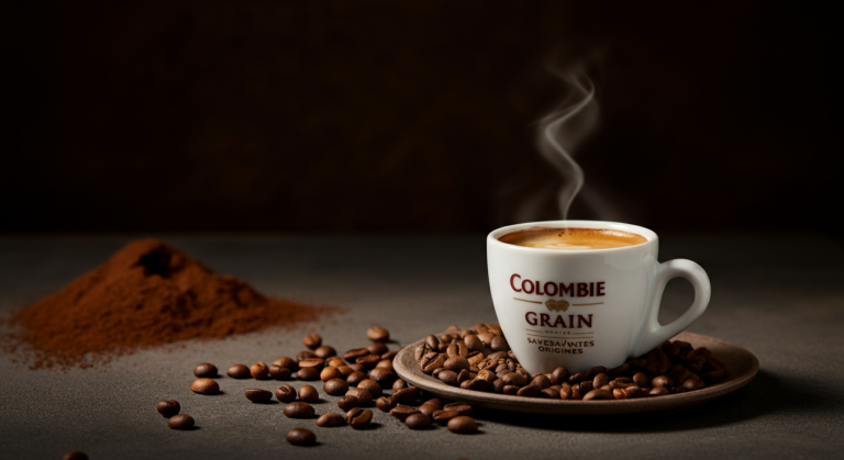 Café Colombie en grain : saveurs et origines — une