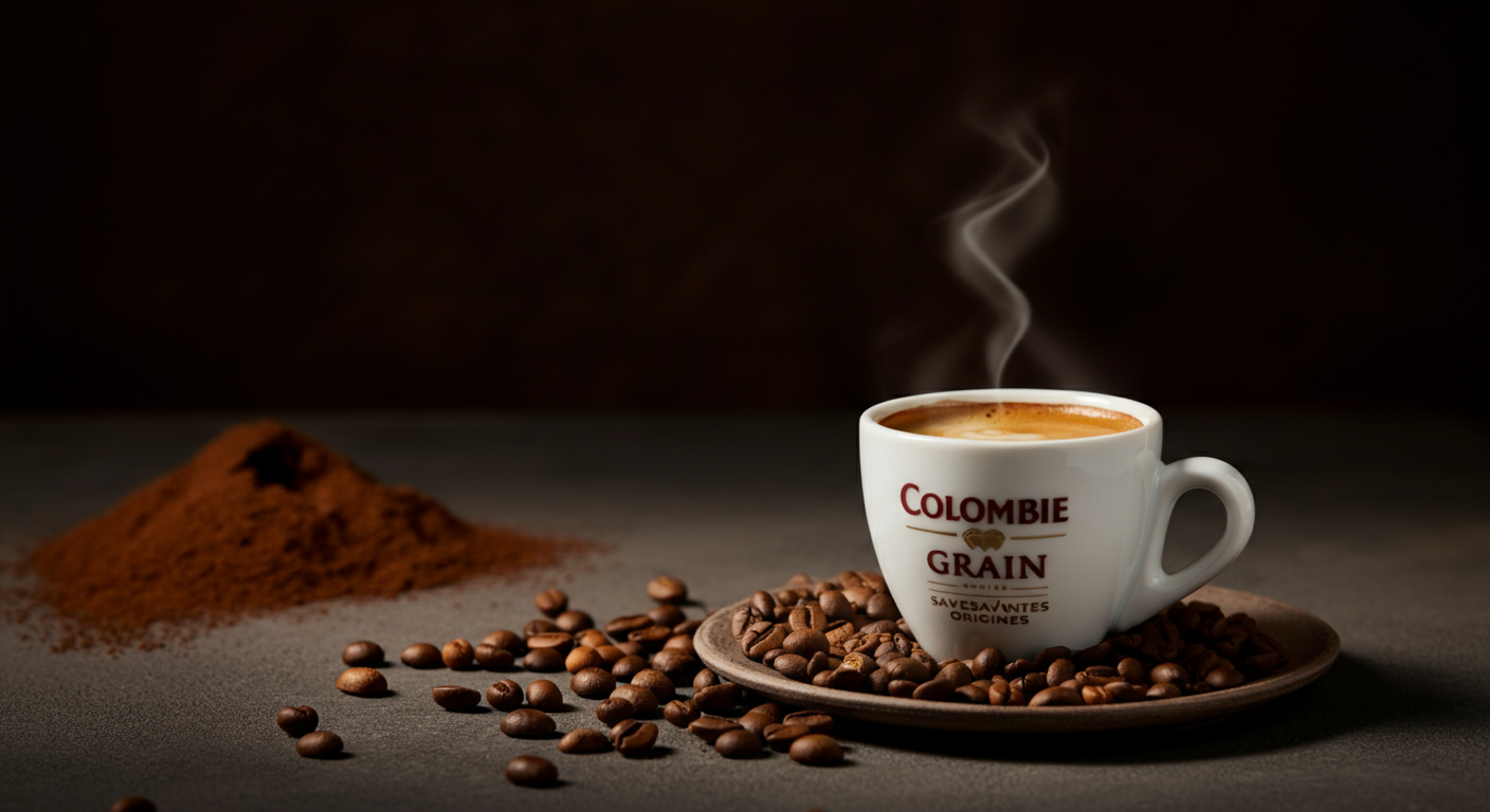 Café Colombie en grain : saveurs et origines — une
